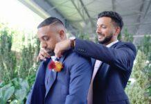 Lucien’s Manor Berlin NJ Fusion Wedding | Katie & Davel | His Getting Ready and First Look