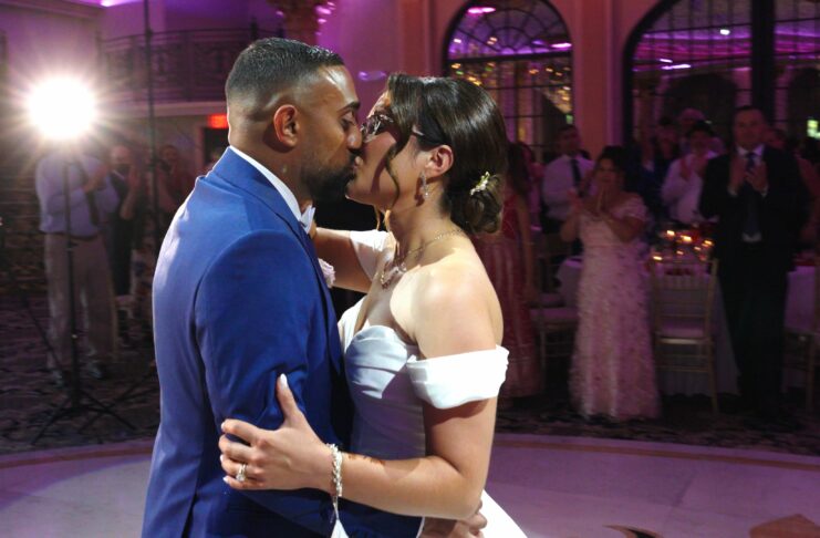 Lucien’s Manor Berlin NJ Fusion Wedding | Katie & Davel | Reception Grand Entrance