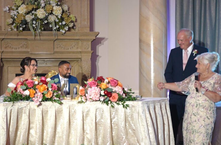 Lucien’s Manor Berlin NJ Fusion Wedding | Katie & Davel | Bride Parents Speech