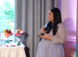 Lucien’s Manor Berlin NJ Fusion Wedding | Katie & Davel | Groom Sister Speech