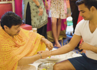 Hilton Richmond Hotel & Spa Short Pump VA Hindu Wedding | Gina & Dharav | Dharav Pithi