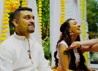 Glen Ellen Farm Fusion Wedding | Kinjel & Sam | Haldi