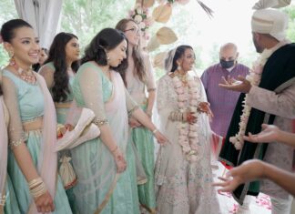 Glen Ellen Farm Fusion Wedding | Kinjel & Sam | Joota Chupai