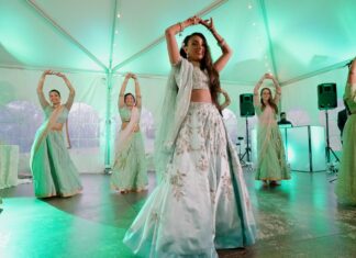 Glen Ellen Farm Fusion Wedding | Kinjel & Sam | Bride and Groom Friends Dance