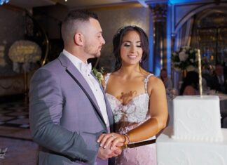 The Venetian Garfield NJ Greek Orthodox Wedding | Christine & Ron | Cake Cutting