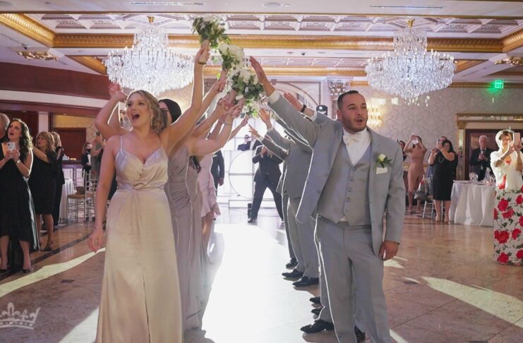 The Venetian Garfield NJ Greek Orthodox Wedding | Christine & Ron | Reception Grand Entrance