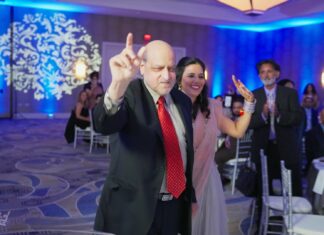 Westfields Golf Club Clifton VA Sikh Wedding | Shivani & Gurshan | Reception Grand Entrance