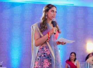 Westfields Golf Club Clifton VA Sikh Wedding | Shivani & Gurshan | Groom Sister Speech