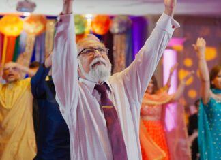 GSSA Bridgewater Gurudwara Basking Ridge NJ Hindu Wedding | Vani & Mohit | Sangeet Bride Family Dance