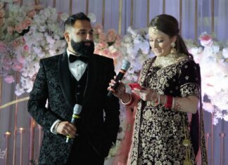 Addison Park Matawan NJ Sikh Wedding | Sarah & Ekjot | Bride and Groom Speech
