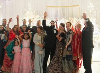Addison Park Matawan NJ Sikh Wedding | Sarah & Ekjot | Reception Grand Entrance