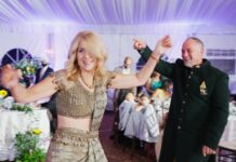 The Grandview Poughkeepsie NY Hindu Wedding | Shannon & Aakash | Reception Grand Entrance