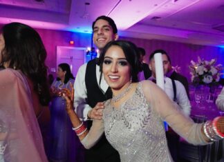 Westfields Golf Club Clifton VA Sikh Wedding | Shivani & Gurshan | Reception Dancing
