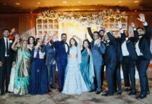 Marigold Somerset NJ Hindu Wedding | Radha & Mithun | Reception Grand Entrance