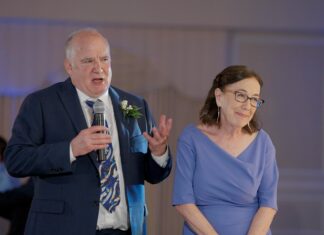 Springfield Country Club Springfield PA Fusion Wedding | Reema & Eric | Groom Parents Speech