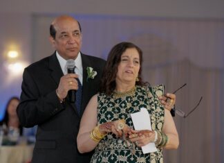 Springfield Country Club Springfield PA Fusion Wedding | Reema & Eric | Bride Parents Speech