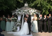 Springfield Country Club Springfield PA Fusion Wedding | Reema & Eric | American Ceremony