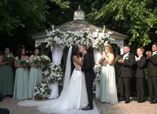 Springfield Country Club Springfield PA Fusion Wedding | Reema & Eric | American Ceremony