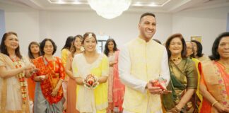 Church of St. Joan of Arc Marlton NJ Fusion Wedding | Camille & Rukil | Grah Shanti