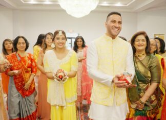 Church of St. Joan of Arc Marlton NJ Fusion Wedding | Camille & Rukil | Grah Shanti