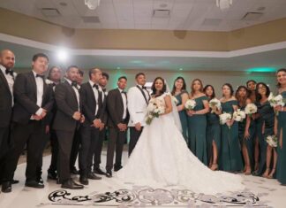 Marigold Somerset NJ Wedding | Eshawattie & Leon | Reception Entrance