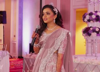 Falls Church Marriott Fairview Park VA Gujarati Wedding | Shipra & Jeet | Bride Singing Performance