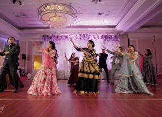 Falls Church Marriott Fairview Park VA Gujarati Wedding | Shipra & Jeet | Groom Family Dance