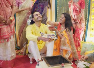 Falls Church Marriott Fairview Park VA Gujarati Wedding | Shipra & Jeet | Groom Pithi