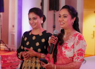 Falls Church Marriott Fairview Park VA Gujarati Wedding | Shipra & Jeet | Groom Sisters Speech