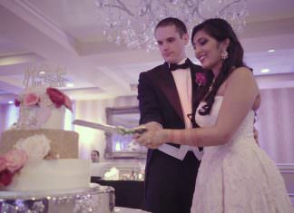 DoubleTree Hilton Eatontown Wedding | Ananya & Bryan | Cake Cutting