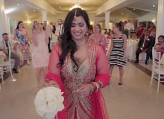 Windows on the Water Sea Bright Wedding | Teena & Andrew | Garter & Bouquet Toss