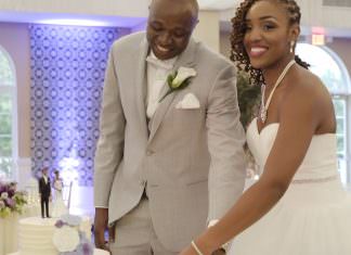 Crowne Plaza Cherry Hill Wedding | Ajala & Guy | Cake Cutting