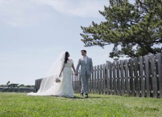 Windows on the Water Sea Bright NJ Christian Wedding | Teena & Andrew