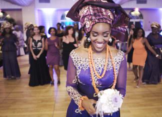 Crowne Plaza Cherry Hill Wedding | Ajala & Guy | Bouquet Toss