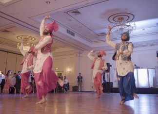 Hilton Pearl River Wedding | Neha & Ankur | Bhangra Routine
