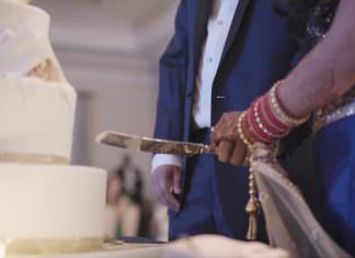 Hilton Pearl River Wedding | Neha & Ankur | Cake Cutting