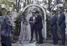 Meadow Wood Manor Randolph Wedding | Karen & Salman | Ring Ceremony