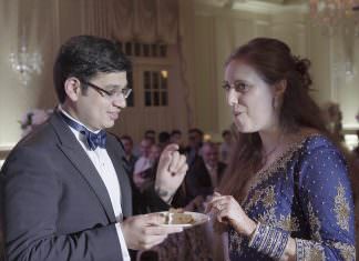 Meadow Wood Manor Randolph Wedding | Karen & Salman | Cake Cutting