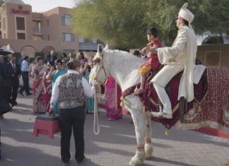 Scottsdale Marriott McDowell Mt AZ Wedding | Sapna & Shyam | Baraat