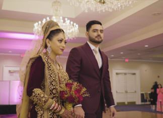 Sheraton Parsippany NJ Wedding | Mashal & Baqar | Reception Entrance