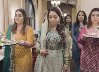 Sheraton Parsippany NJ Wedding | Mashal & Baqar | Mehndi Night Entrance