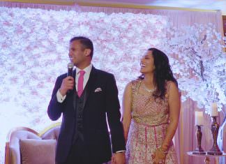 Martinsville Gardens Bridgewater NJ Wedding | Ruchi & Vishal | Vishal Speech