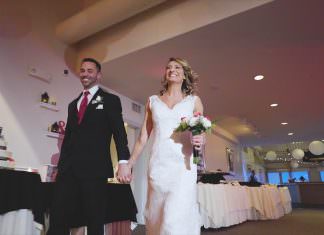McLoones Pier House Long Branch NJ Wedding | Geraldine & Daniel | Grand Entrance