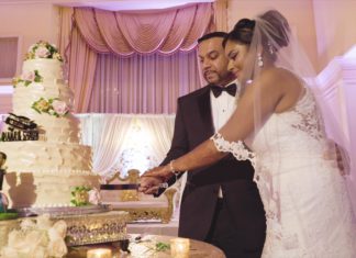 The Inn At New Hyde Park New Hyde Park NY Hindu Wedding | Diana & Shaun | Cake Cutting