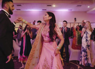 Quality Inn And Suites Batavia NY Engagement | Janki & Neal | Grand Entrance