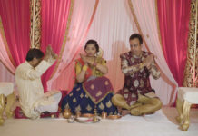 Royal Manor Garfield NJ Fusion Wedding | Khusbu & Jeff | Bride Parent’s Grah Shanti