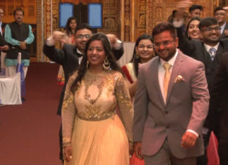 Royal Alberts Palace Fords NJ Engagement | Vidhi & Priyank | Grand Entrance