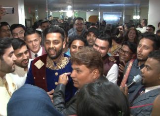 Woodhaven Manor Woodhaven NY Engagement | Sharmin & Faizan | Groom Grand Entrance