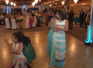 The Views At Mount Fuji Hillburn NY Hindu Wedding | Roshni & Matthew | Bridesmaids Dance