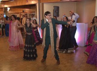 The Views At Mount Fuji Hillburn NY Hindu Wedding | Roshni & Matthew | First Group Dance
